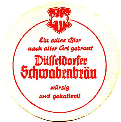 dsseldorf d-nw schwaben rund 1b (215-das prmierte-fett-rot)